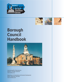 Borough Council Handbook