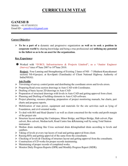 Curriculum Vitae