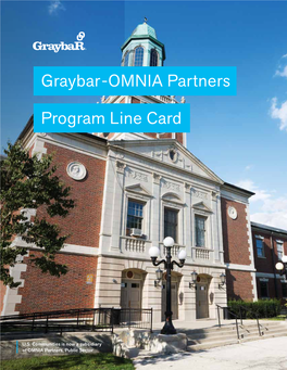 Graybar-OMNIA Partners Program Line Card