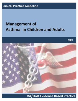 Management of Asthma in Children and Adults