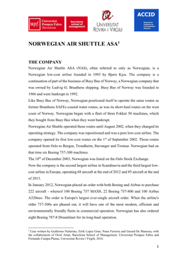 Norwegian Air Shuttle Asa1