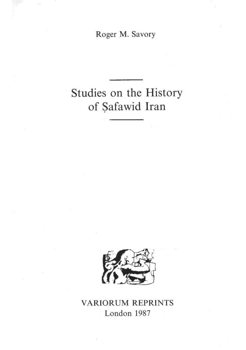 Studies on the History of Saf Awid Iran