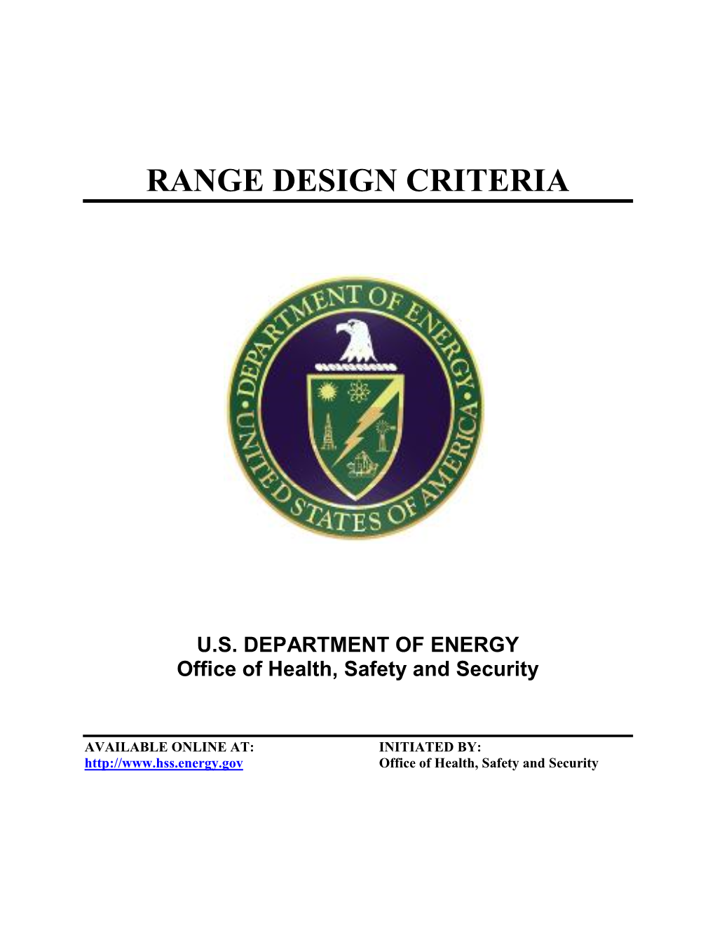 Range Design Criteria