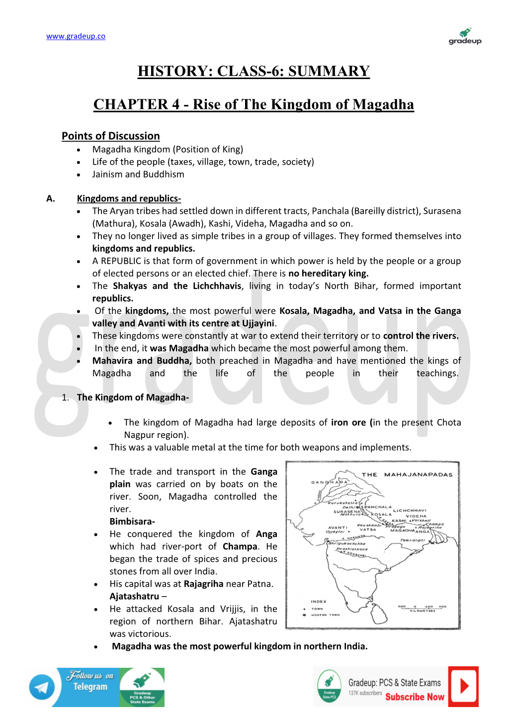 History: Class-6: Summary Chapter 4