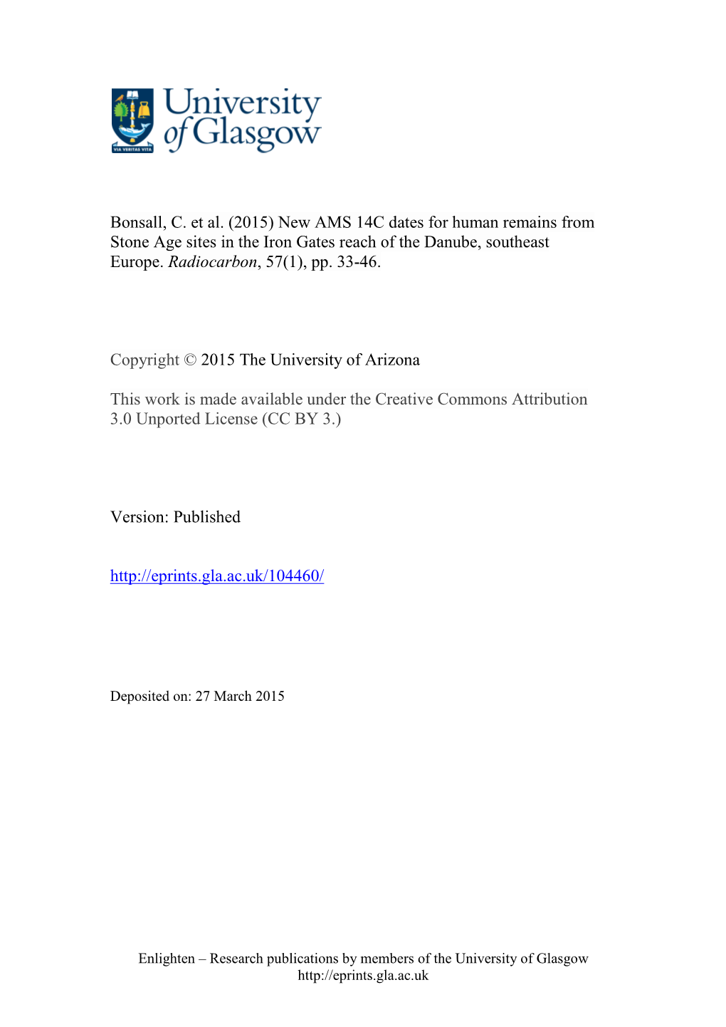 New AMS 14C Dates for Human Remains from Stone Age Sites in the Iron Gates Reach of the Danube, Southeast Europe