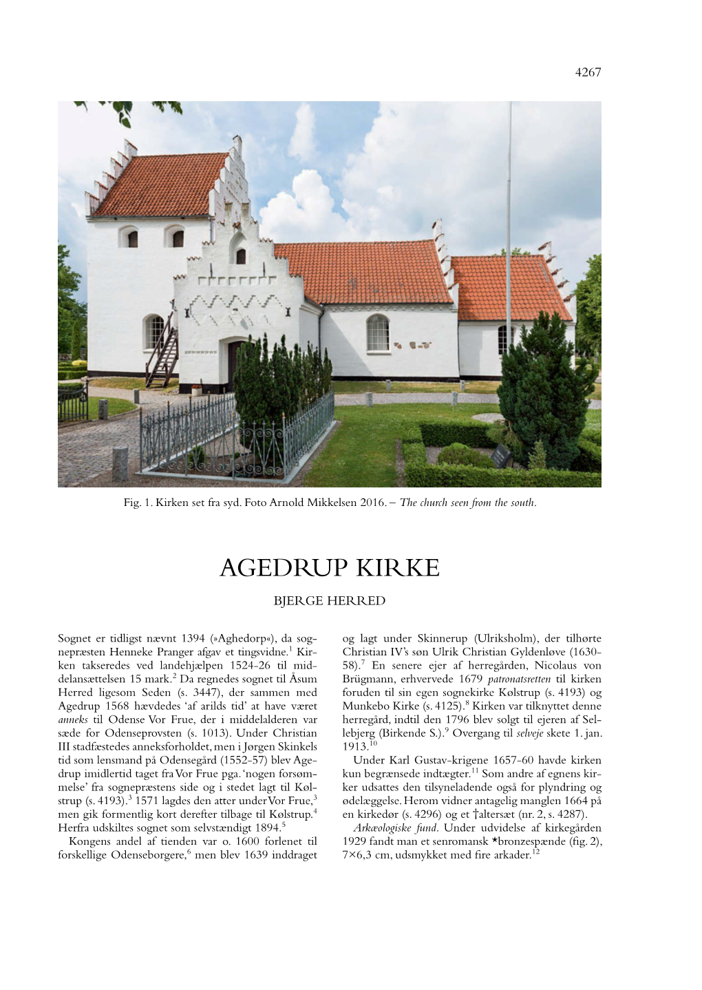 Agedrup Kirke Bjerge Herred