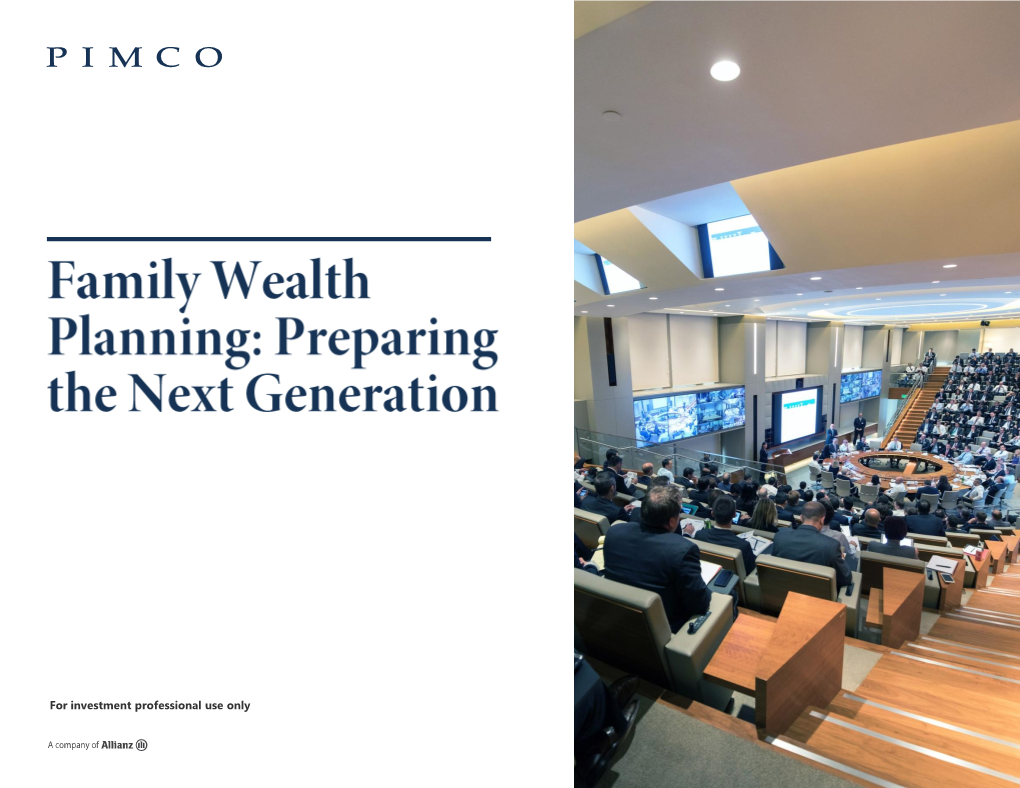 Family Wealth Planning: Preparing the Next Generation