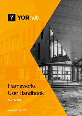 User Handbook March 2021 Contents