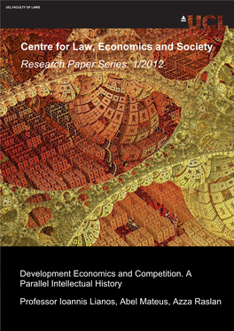 Competition Law and Development Economics: an Intellectual History