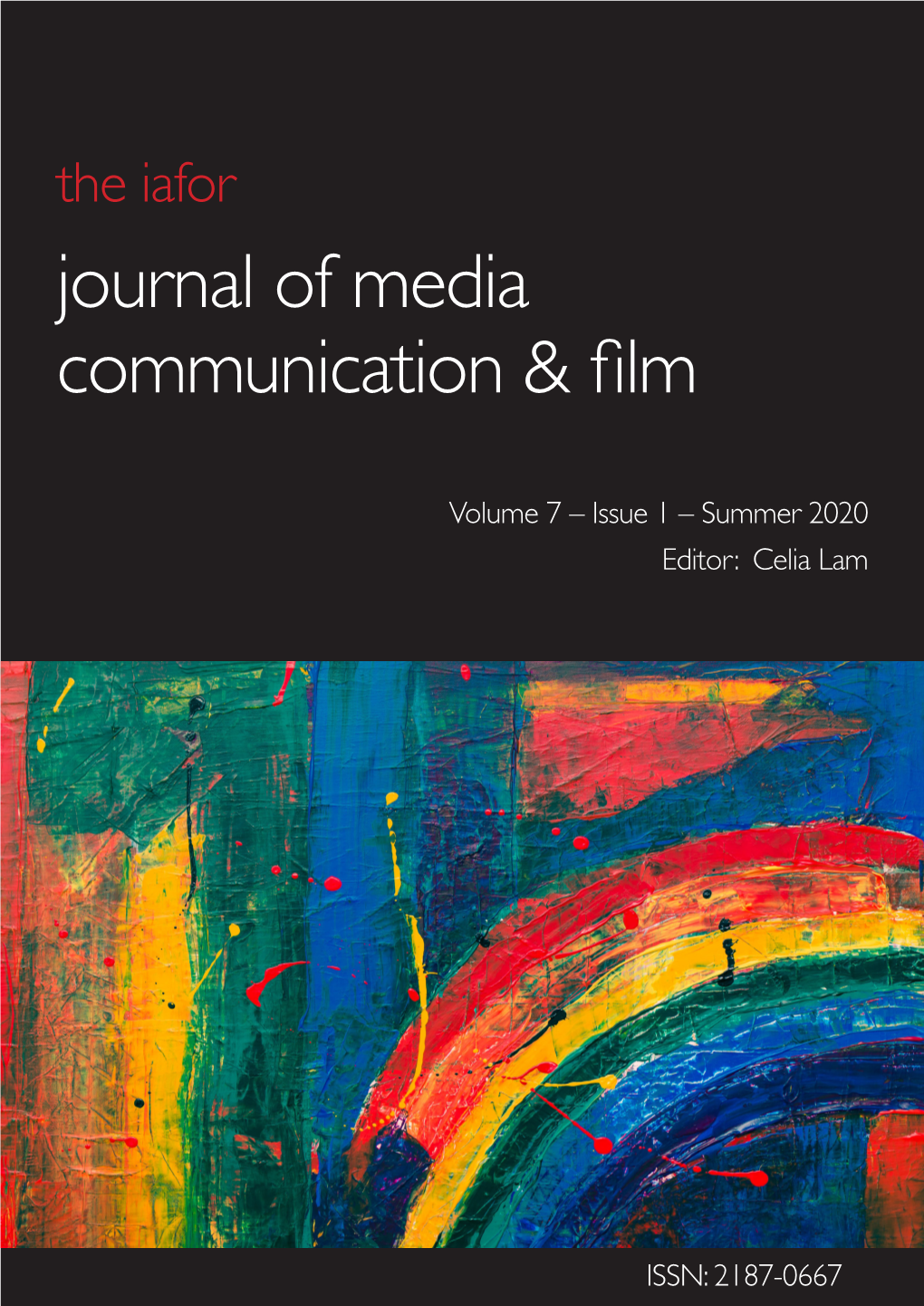 The Iafor Journal of Media Communication & Film