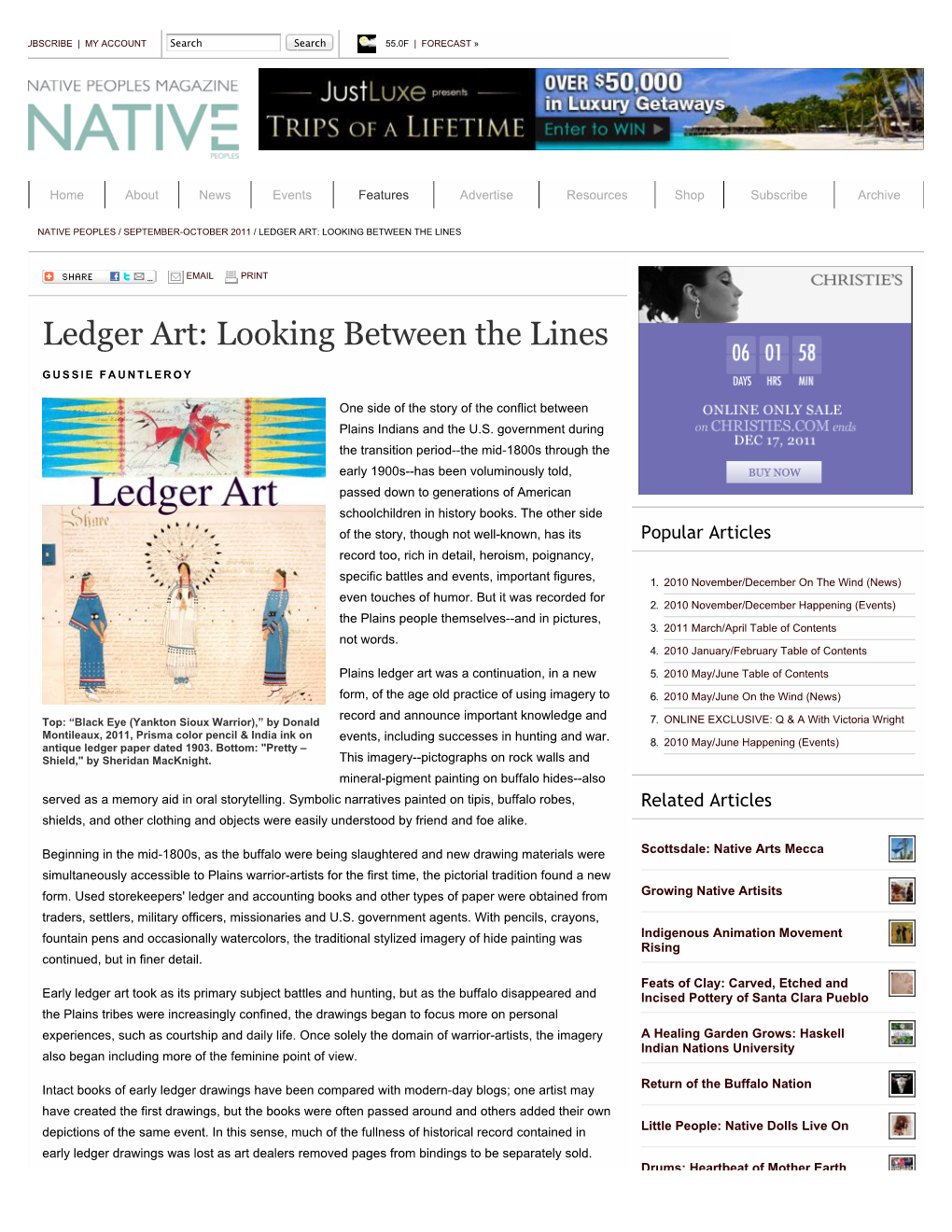 Ledger Art: Looking Between the Lines