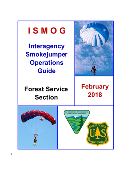 ISMOG Interagency Smokejumper Operations Guide, Forest Service