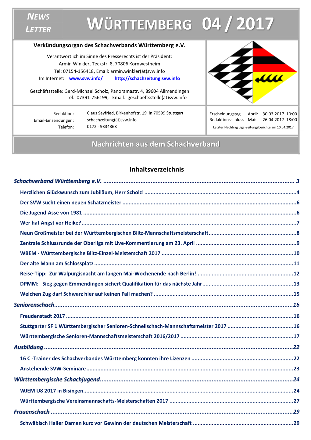 Württemberg 04/2017