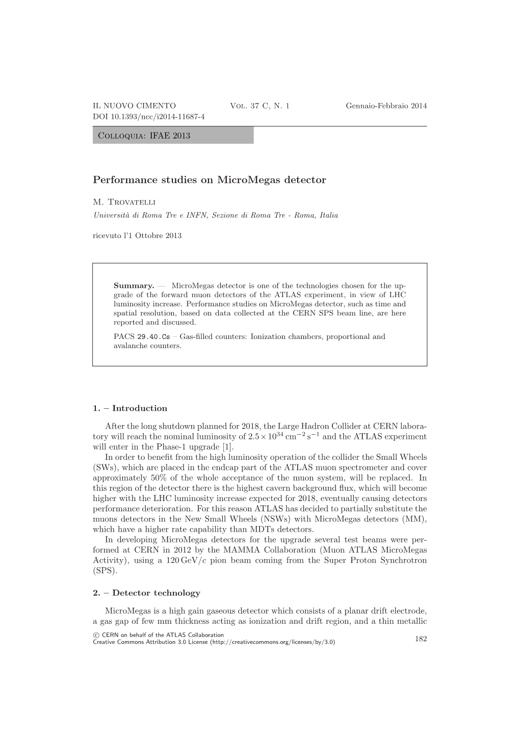 Performance Studies on Micromegas Detector