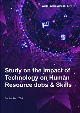 Study on the Impact of Technology on Human Resource Jobs & Skills
