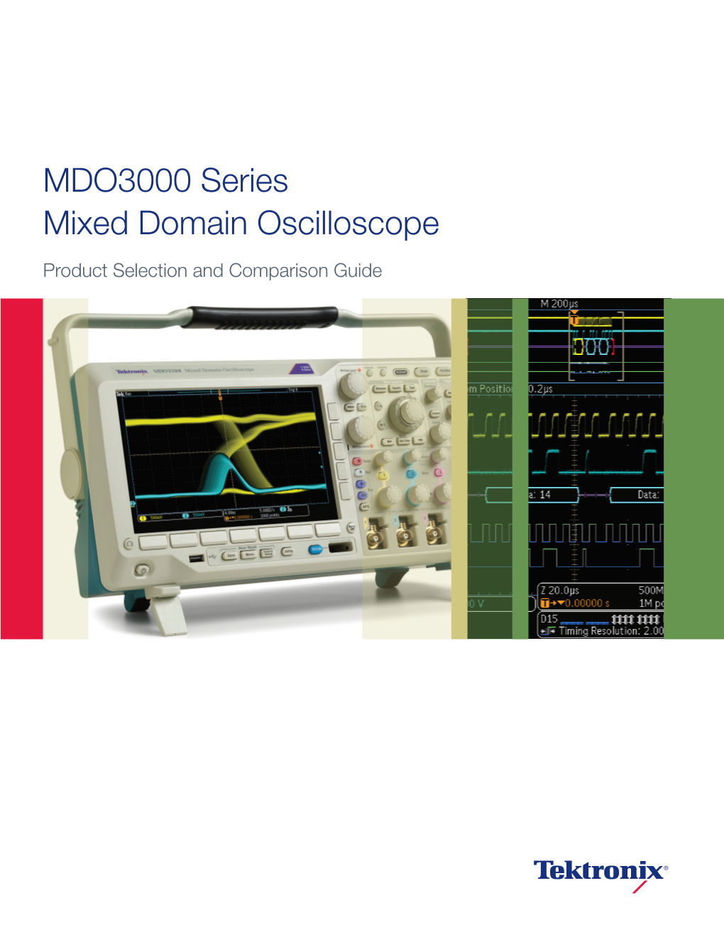 MDO3000 Series Mixed Domain Oscilloscope