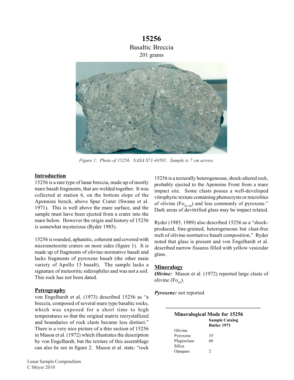 Basaltic Breccia 201 Grams