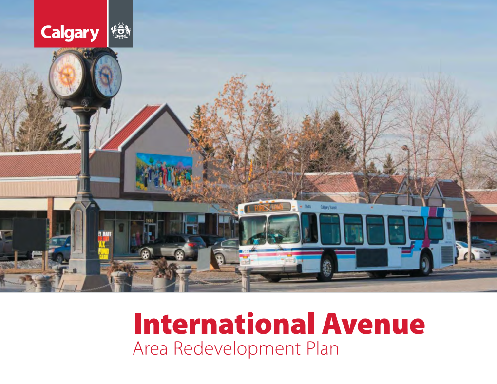 International Avenue Area Redevelopment Plan Publishing Information