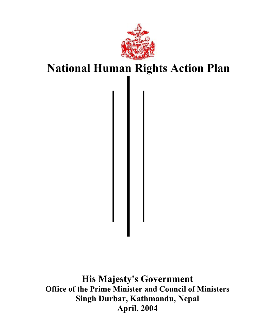 National Human Rights Action Plan