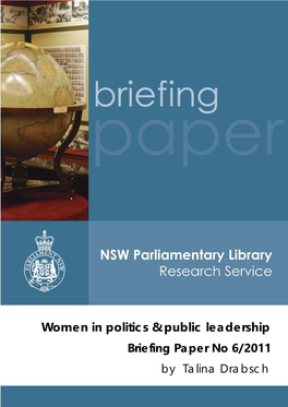 Women in Politics & Public Leadership