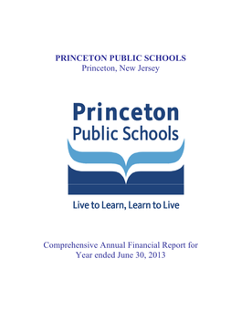 PRINCETON PUBLIC SCHOOLS Princeton, New Jersey