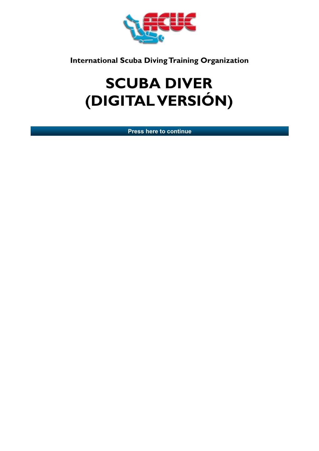 Scuba Diver (Digital Versión)