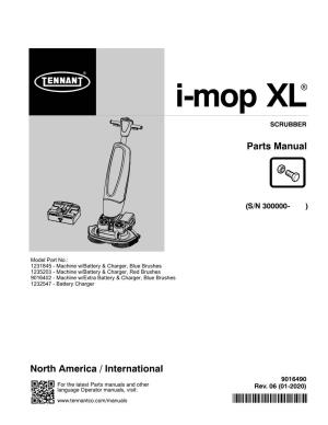 I-Mop XL Parts Manual