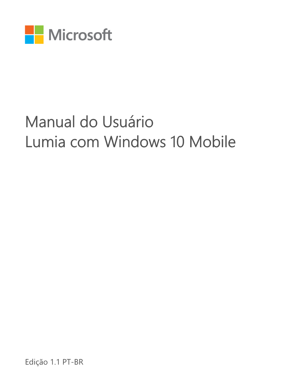 Manual Do Usuário Lumia Com Windows 10 Mobile