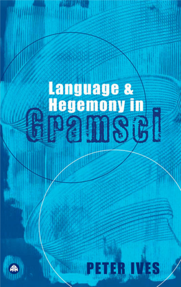 Language and Hegemony in Gramsci