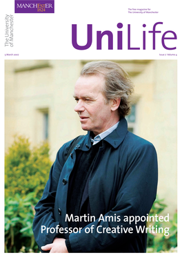 Martin Amis Appointed Professor of Creative Writing Features Letter from the President News