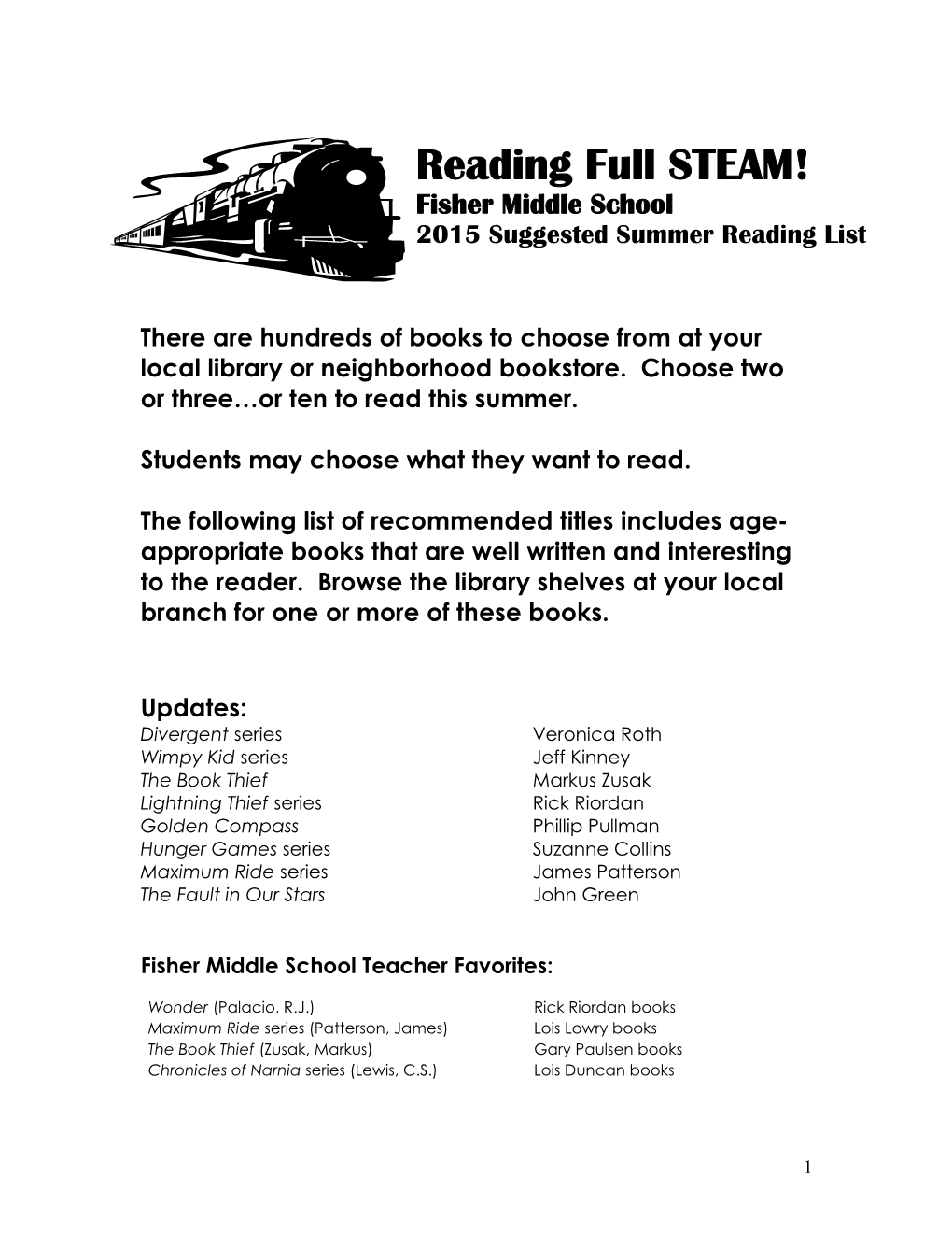 Reading Full STEAM!