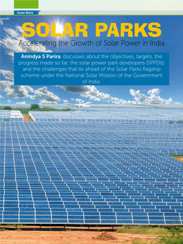 SOLAR PARKS Accelerating the Growth of Solar Power in India