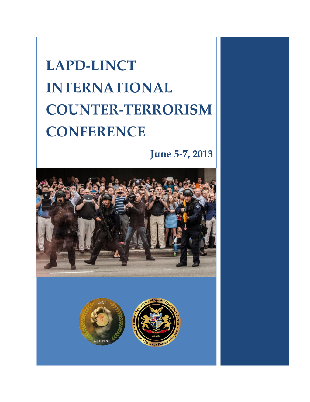 Lapd-Linct International Counter-Terrorism Conference