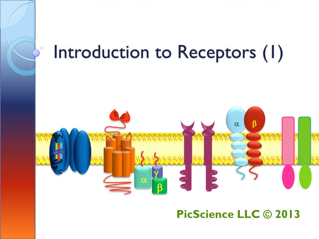 Introduction to Receptors (1)