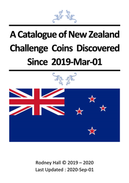 Challenge Coins Discovered Since 2019-Mar-01