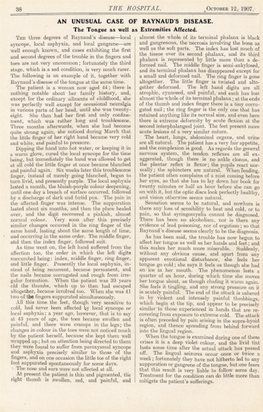 Raynaud's Disease Affecting Tongue As Well As