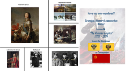 “The Russian Empire” (1721 – 1917) from the Romanovs