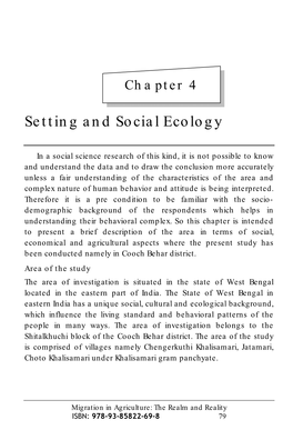 Setting and Social Ecology