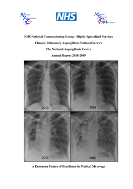 Chronic Pulmonary Aspergillosis Annual Report 2018-19 Final