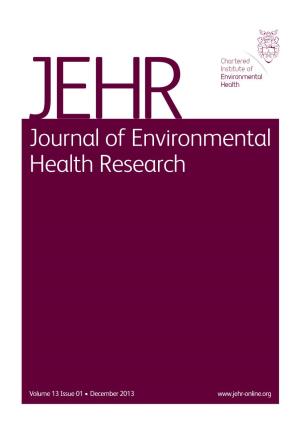 Journal of Environmental Health Research