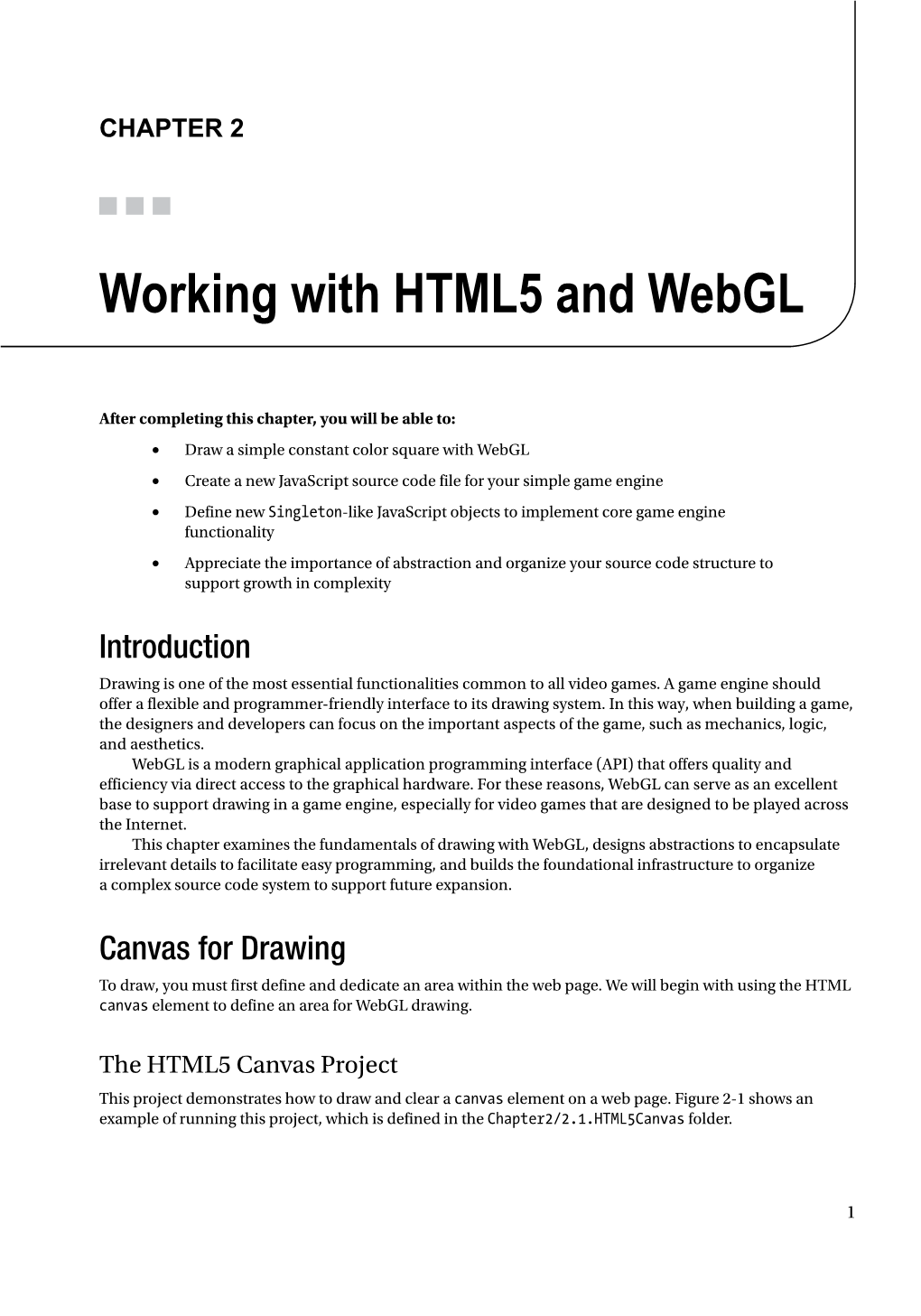 Working with HTML5 and Webgl