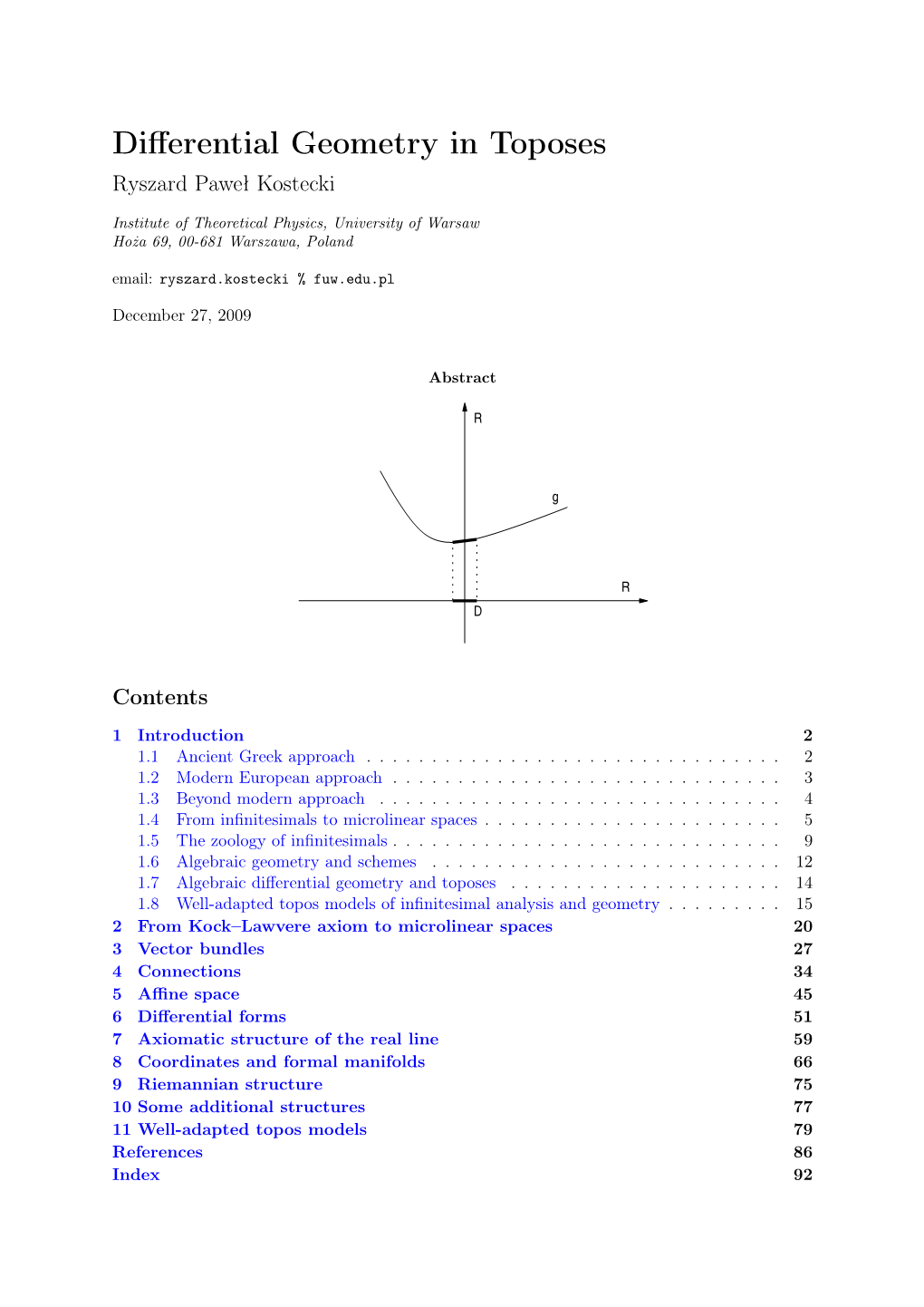 Synthetic Differential Geometry