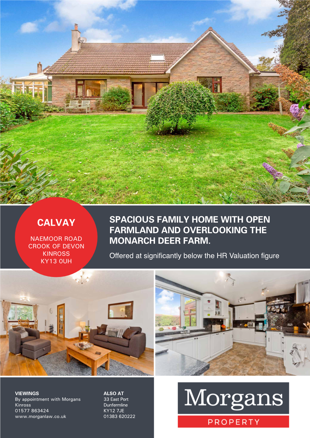 Calvay Spacious Family Home with Open Farmland and Overlooking the Naemoor Road Monarch Deer Farm
