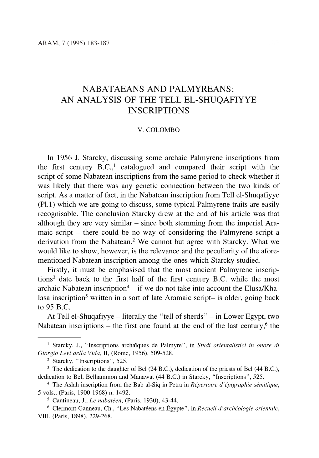 An Analysis of the Tell El-Shuqafiyye Inscriptions