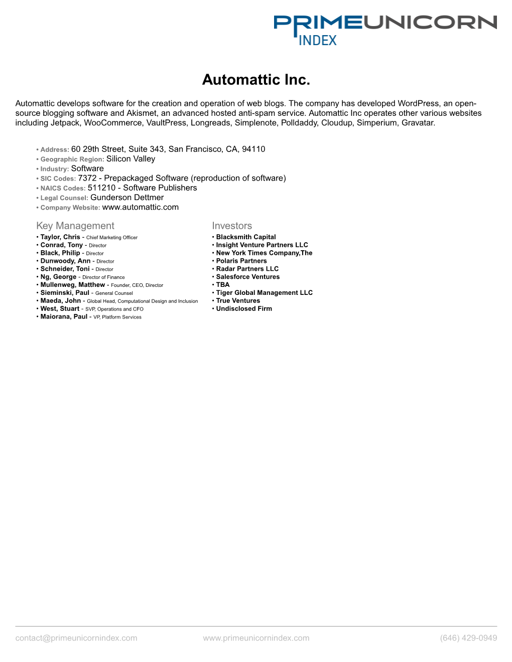 Automattic Inc