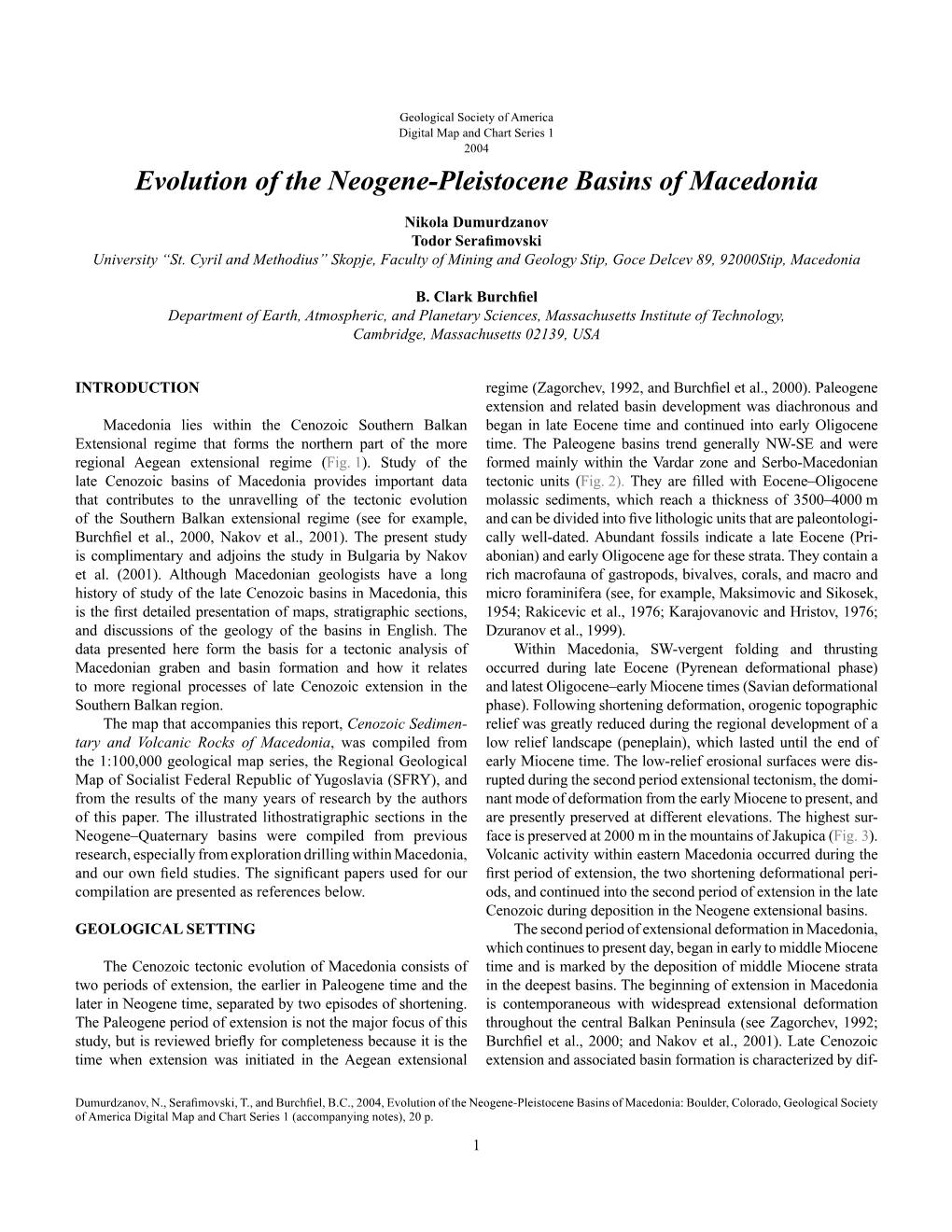 Evolution of the Neogene-Pleistocene Basins of Macedonia