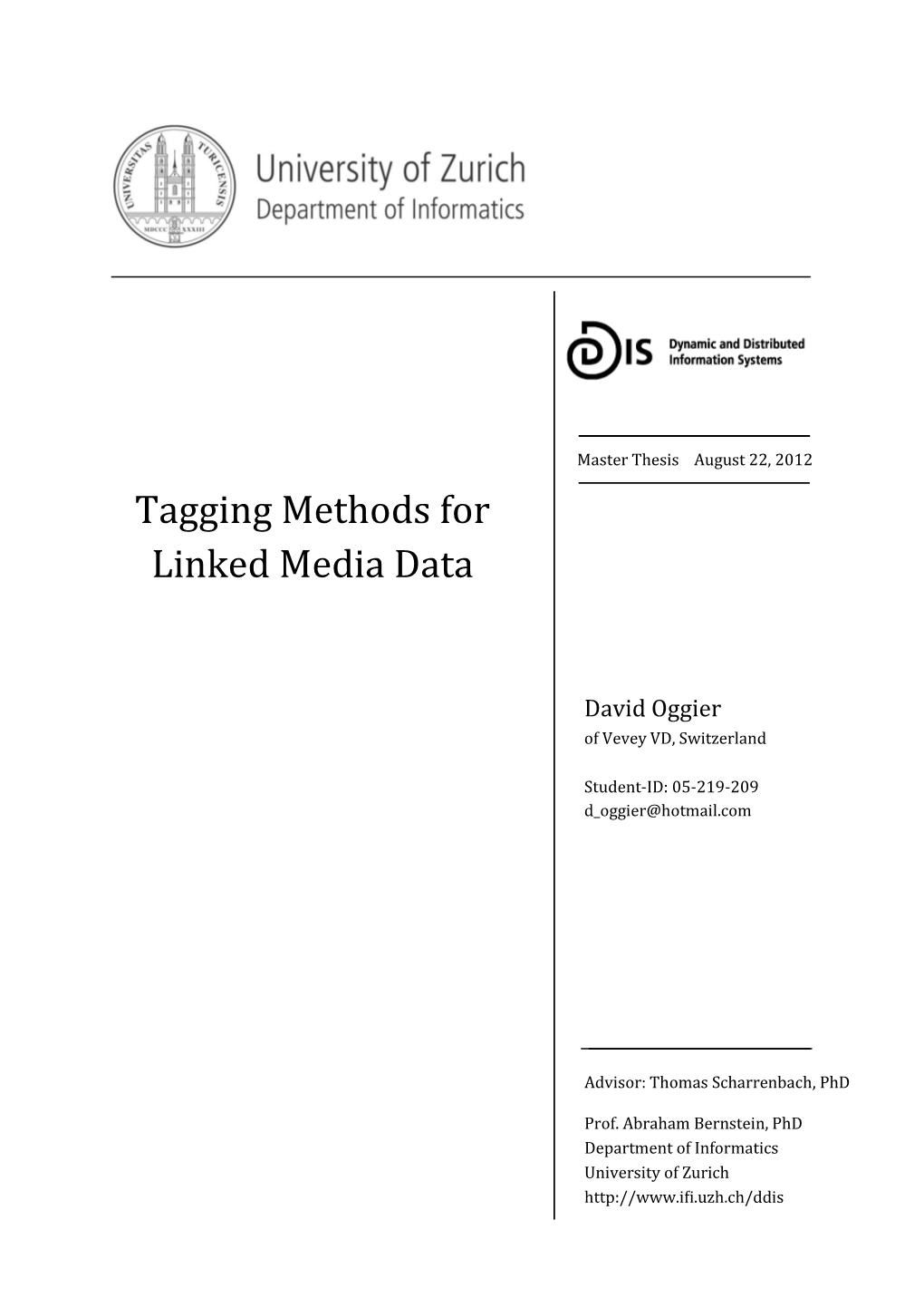 Tagging Methods for Linked Media Data