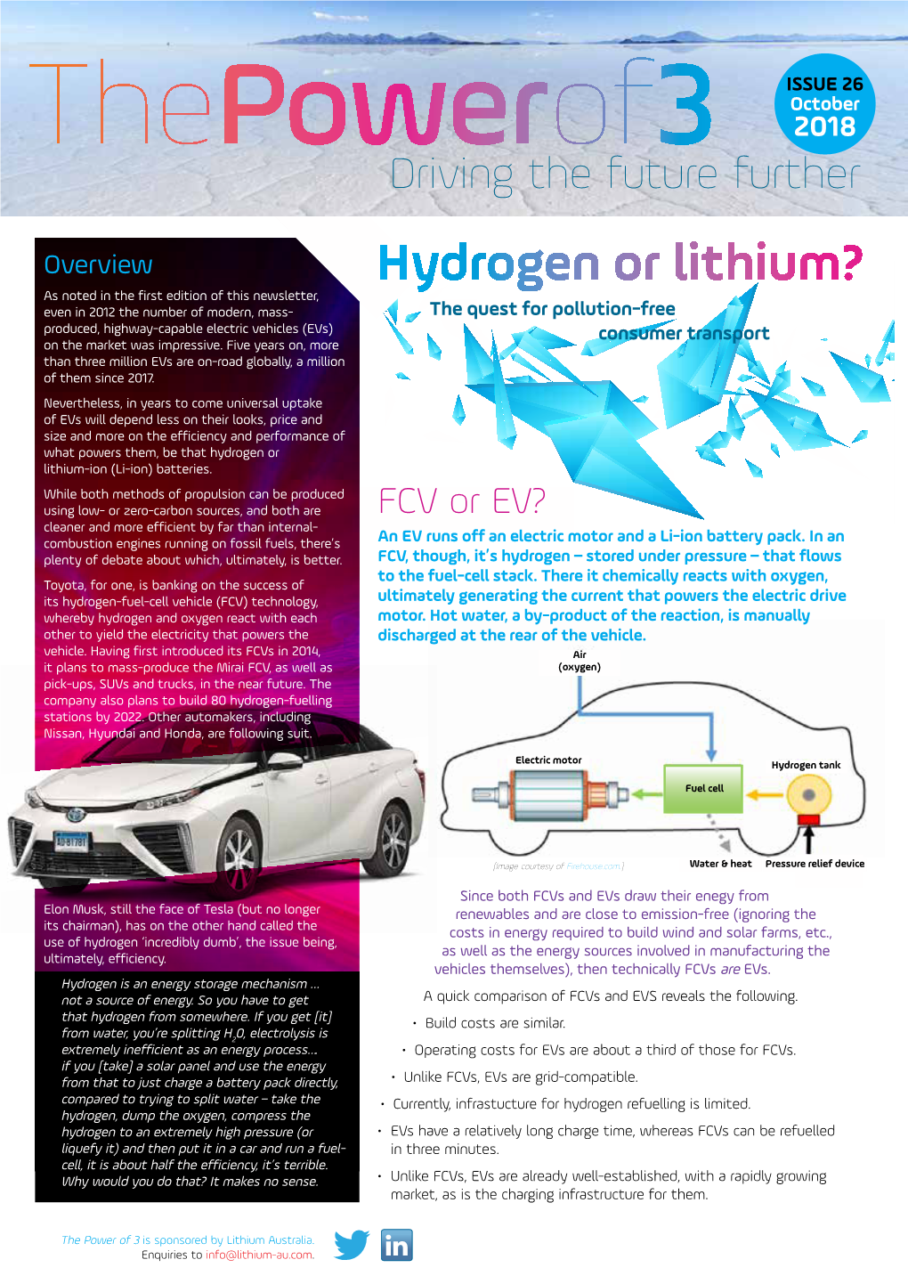 Hydrogen Or Lithium?