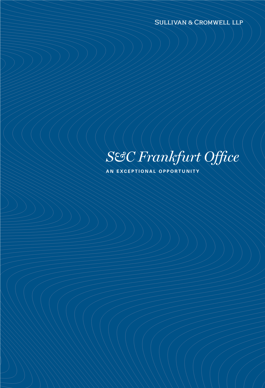 S&C Frankfurt Office