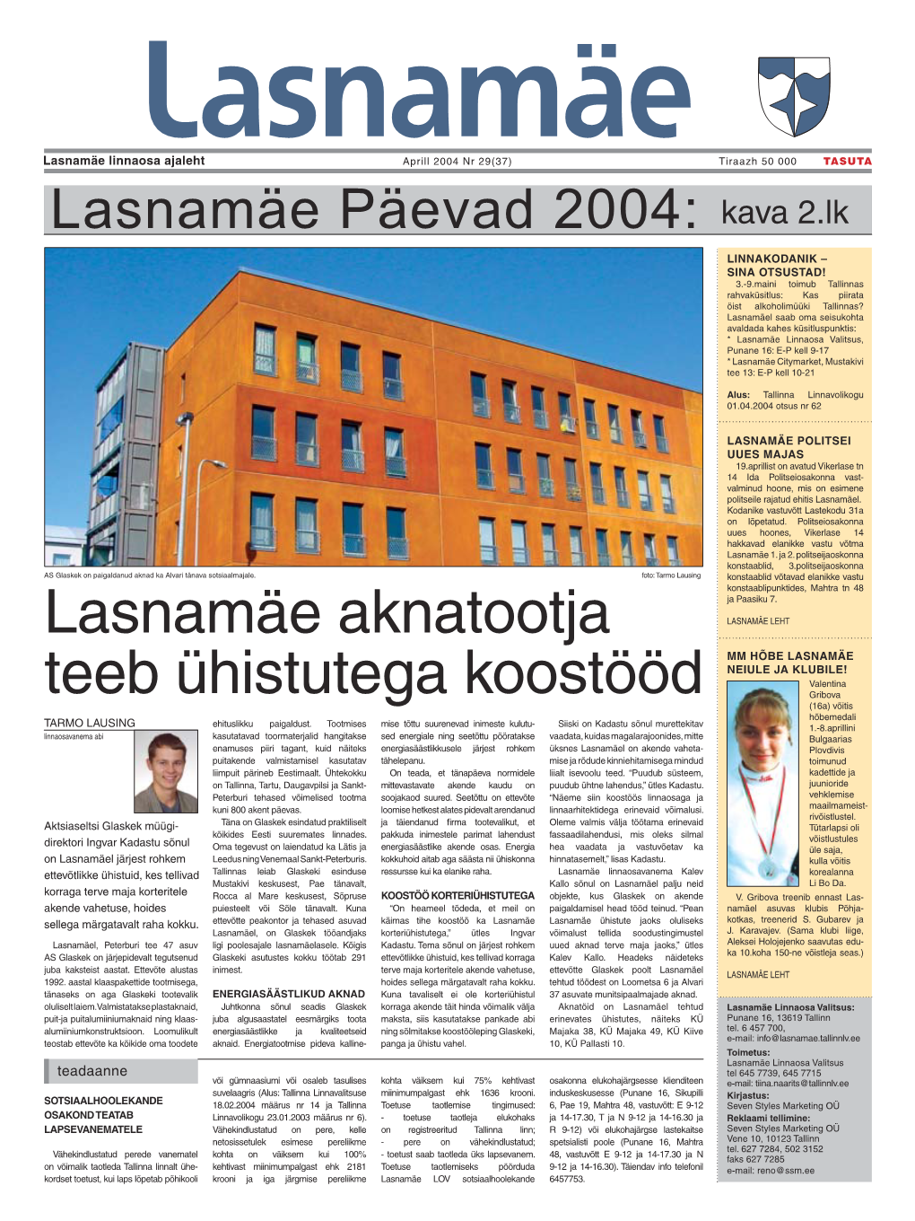 Lasnamäe Aknatootja Teeb Ühistutega Koostööd